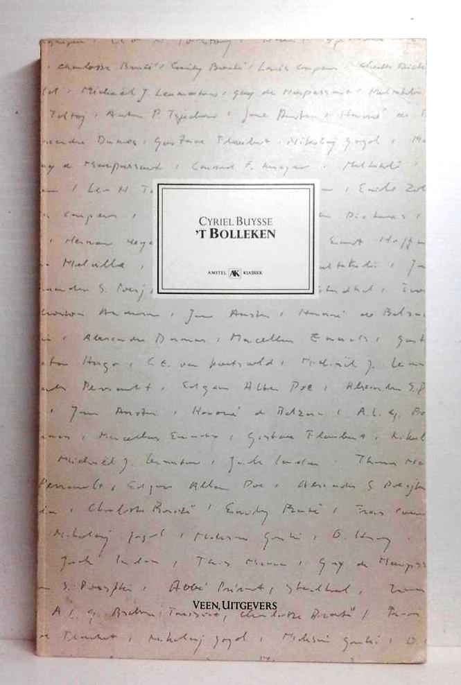 Book cover 19060012: BUYSSE Cyriel | Bolleken (