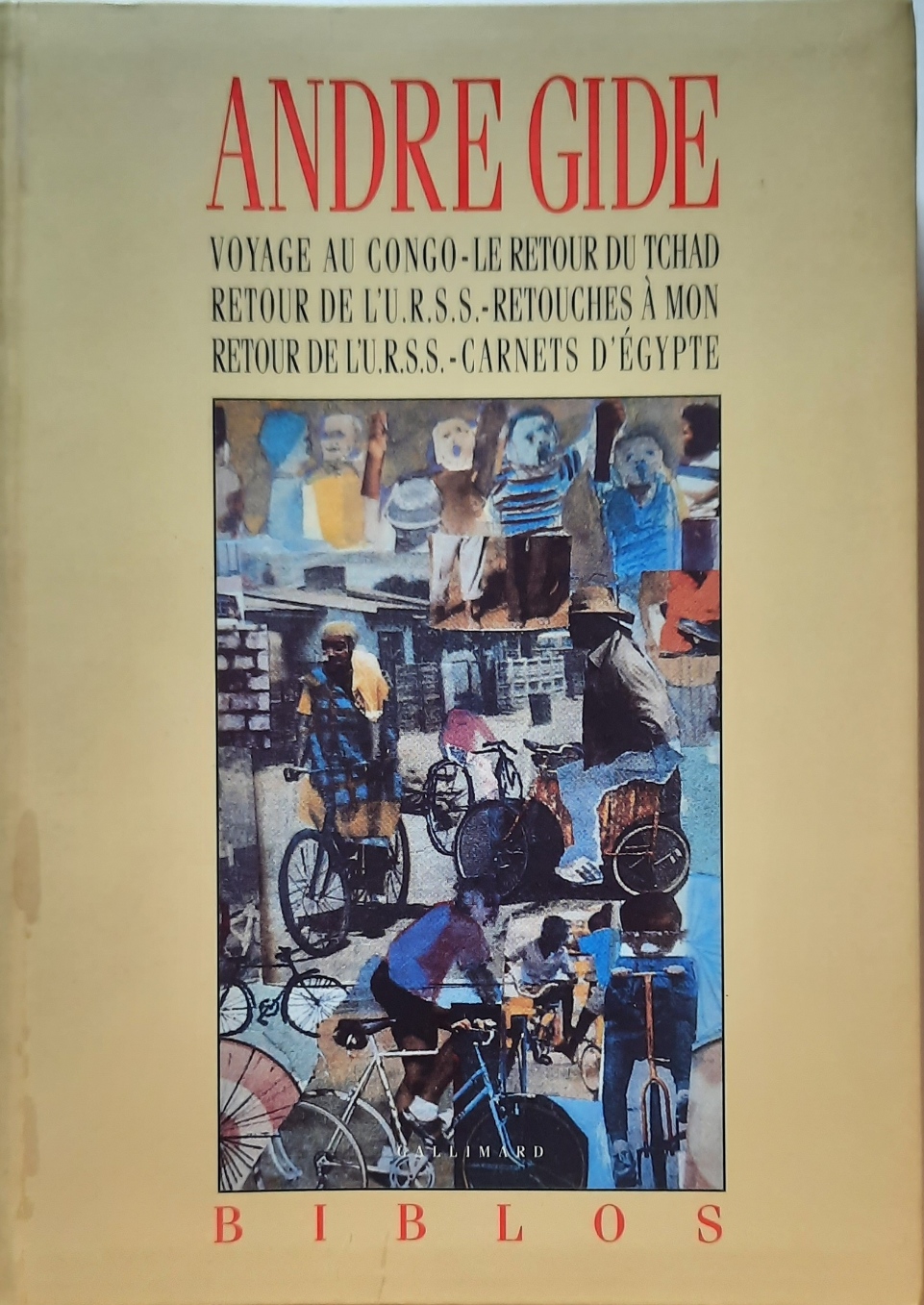 Book cover 19270035: GIDE André, LEROY Gilles (Préface) | Voyage au Congo - Le retour du Tchad - Retour de l