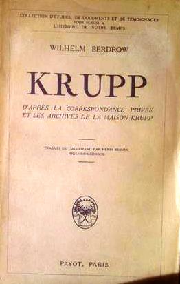 Book cover 19280035: BERDROW Wilhelm | Krupp. D