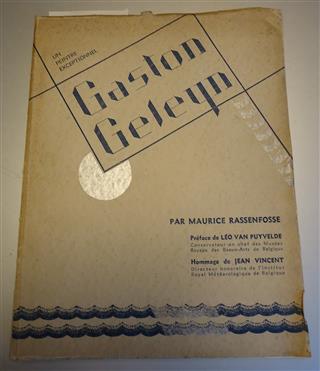 Book cover 19330034: RASSENFOSSE Maurice,  GELEYN Gaston, VAN PUYVELDE Léo (préface) | Gaston Geleyn. Un peintre exceptionnel