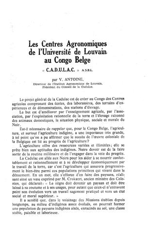 Book cover 19380010: Bulletin Agricole du Congo Belge | Bulletin Agricole du Congo