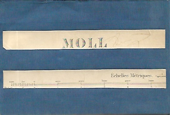 Book cover 193900121488: MILITAIR CARTOGRAFISCH INSTITUUT | Kaart van Mol (Moll) op schaal 1/40.000 (1939)