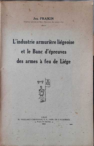 Book cover 19400037: FRAIKIN Jos. | L