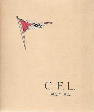 Book cover 19530095: CFL / C.F.L. | 1902-1952 Cinquantième Anniversaire de la Compagnie des Chemins de Fer du Congo Supérieur aux Grand Lacs Africains. [C.F.L.] 