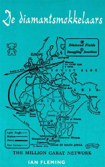 Book cover 19570028: FLEMING Ian | De diamantsmokkelaars - The million carat network (vertaling van The Diamond Smugglers - 1957) - Non fictie
