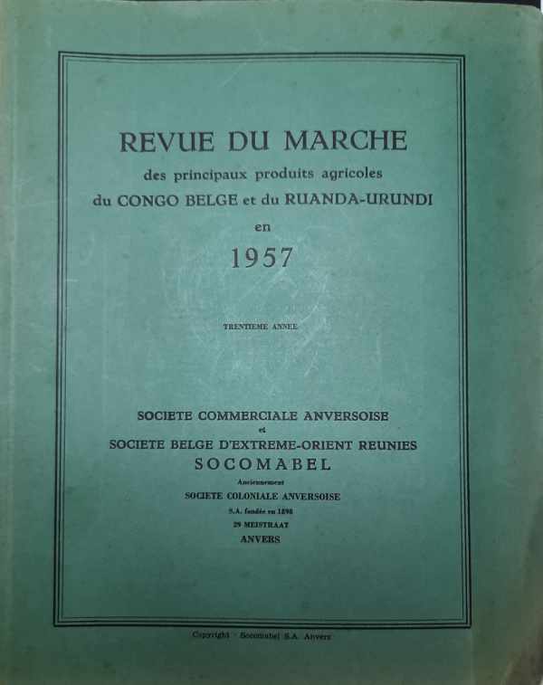Book cover 195712319627: SOCOMABEL | Revue du Marché en 1957