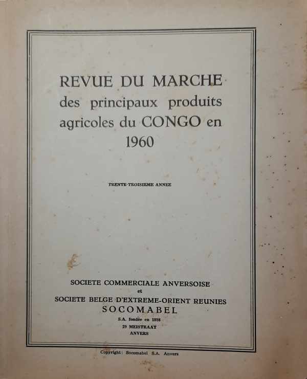Book cover 196012312799: SOCOMABEL | Revue du Marché en 1960