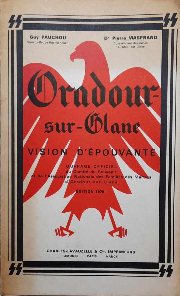 Book cover 19700029: PAUCHOU Guy & MASFRAND Pierre Dr | Oradour-sur-Glane vision d