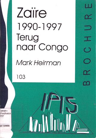 HEIRMAN Mark - Zare 1990-1997. Terug naar Congo.