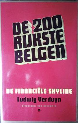Book cover 20000138: VERDUYN Ludwig | De 200 rijkste Belgen. De financiële skyline.
