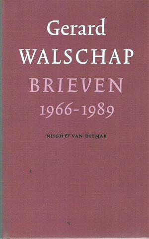 Book cover 20020042: WALSCHAP Gerard | Brieven 1966-1989 verzameld en toegelicht door Harold Polis, Bruno Walschap (+) en Carla Walschap