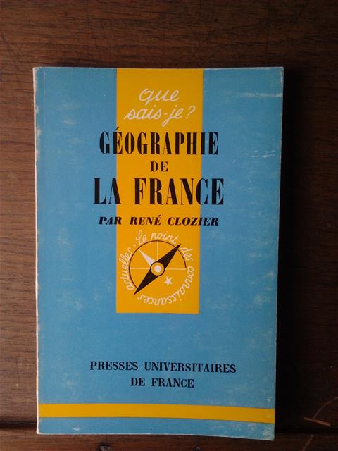 Book cover 201403301920: CLOZIER | Géographie de la France