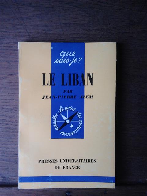 Book cover 201403301932: ALEM Jean-Pierre | Le Liban