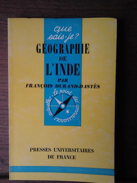 Book cover 201403301943: DURAND-Dastès François | Géographie de l