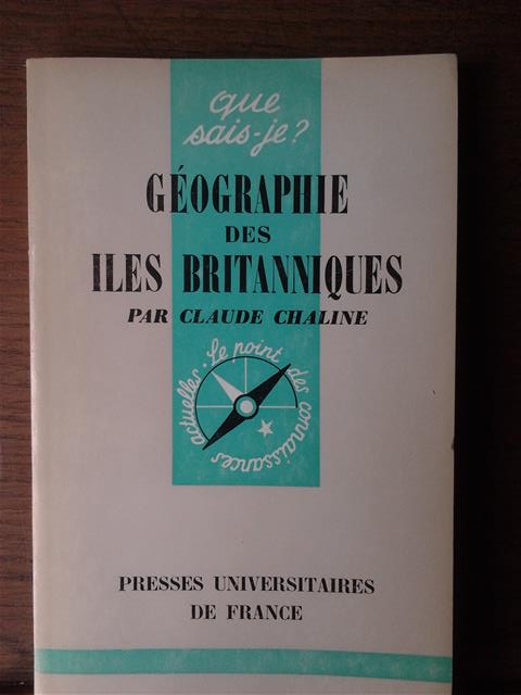 Book cover 201403302119: CHALINE Claude | Géographie des Iles Britanniques