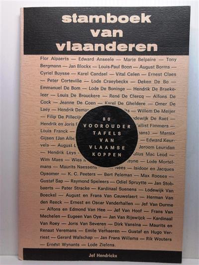 Book cover 201410250127: HENDRICKX Jef | Stamboek van Vlaanderen I: 80 voorouder-tafels van Vlaamse koppen + Stamboek van Vlaanderen II: 100 vooroudertafels van Vlaamse koppen