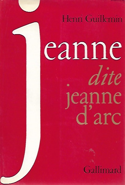 Book cover 201801131332: GUILLEMIN Henri | Jeanne dite Jeanne d