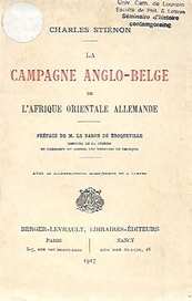STIENON Charles - La Campagne Anglo-Belge de l'Afrique Orientale Allemande