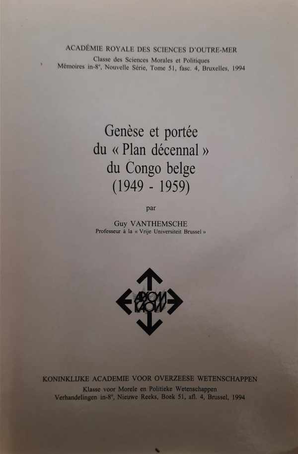 Book cover 202111031057: VANTHEMSCHE Guy Prof Dr | Genèse et portée du 