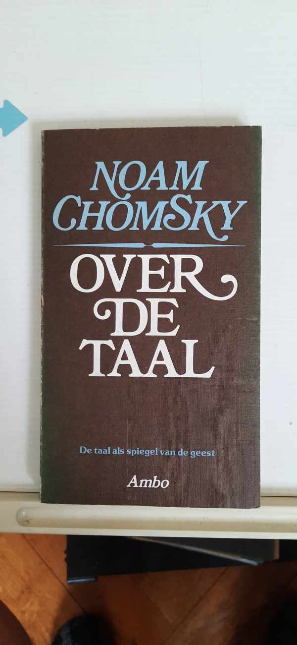 Book cover 202207311046: CHOMSKY Noam | Over de taal - De taal als spiegel van de geest