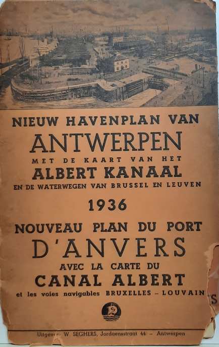 Book cover 31527: NN | Nieuw havenplan van Antwerpen met de kaart van het AlbertKanaal en de waterwegen van Brussel en Leuven 1936