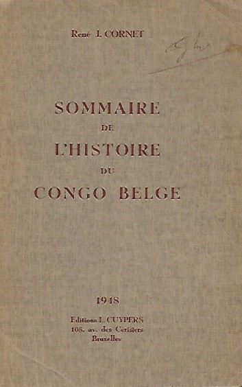 Book cover 36851: CORNET René J. | Sommaire de l