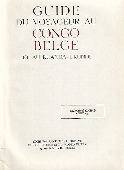 Book cover 202305230410: NN  | Guide du voyageur au Congo Belge et au Ruanda-Urundi