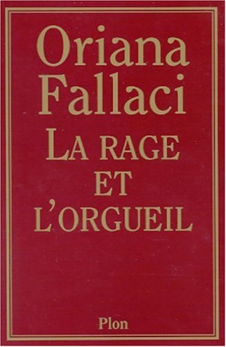 Book cover 202306011607: FALLACI Oriana  | La rage et l
