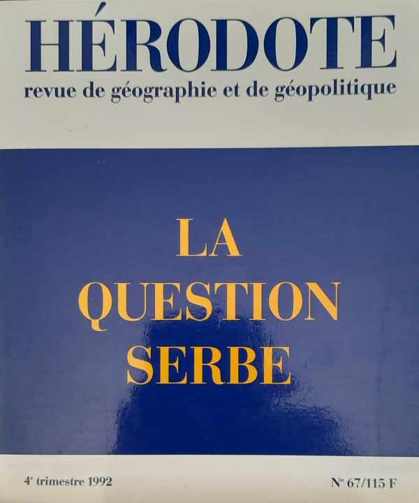 Book cover 202306061611: LACOSTE Yves, ROUX Michel, BATAKOVIC Dusan T.,  | La question serbe