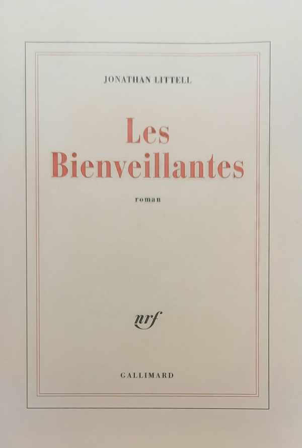 Book cover 202306120052: LITTELL Jonathan | Les Bienveillantes - roman