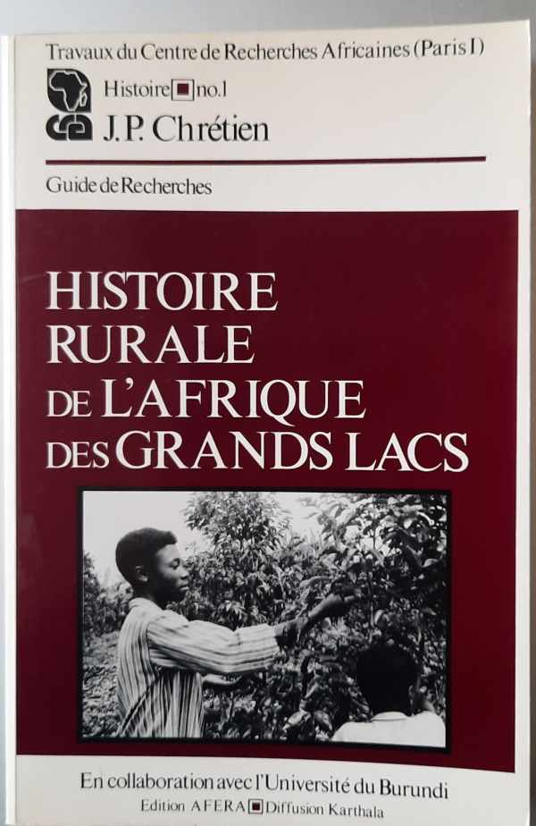 Book cover 202309281657: CHRÉTIEN J.P. | Histoire rurale de L