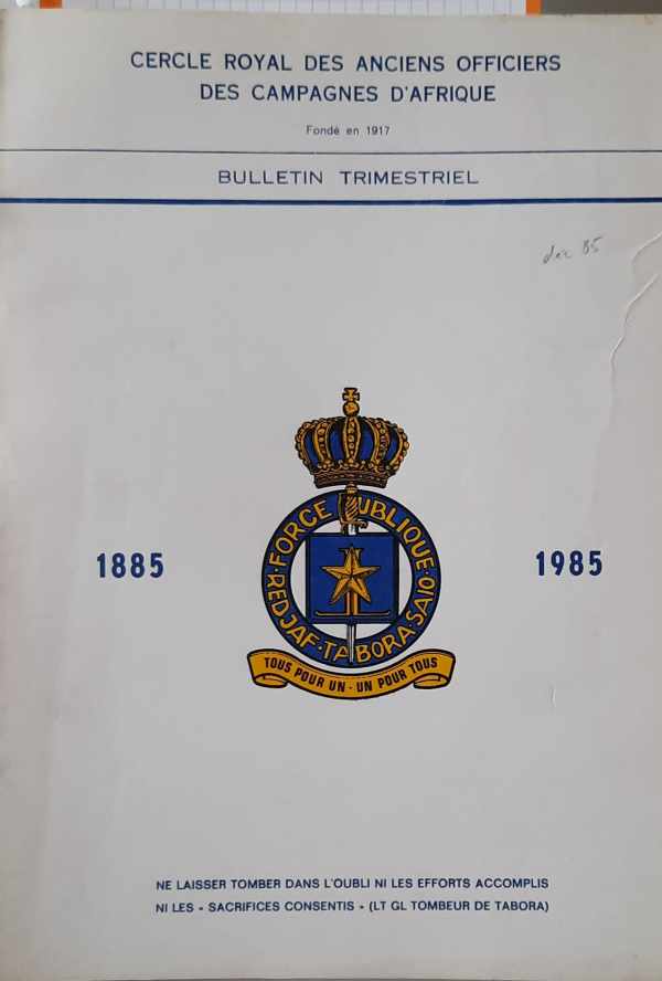 Book cover 202309281725: Cercle Royal des Anciens Officiers des Campagnes d