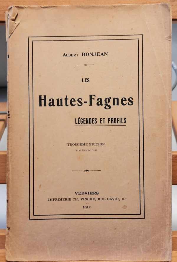 Book cover 202402081622: BONJEAN Albert | Les Hautes-Fagnes. Légendes et profiles, autour de la Baraque Michel