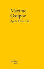 Book cover 202403051733: OSSIPOV Maxime | Après l