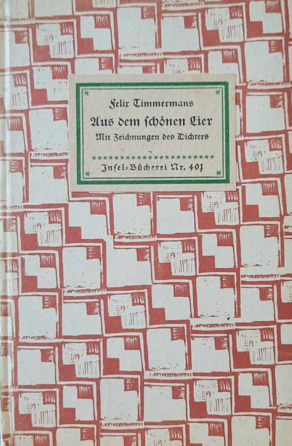 Book cover 202405071656: TIMMERMANS Felix | Aus dem schönen Lier