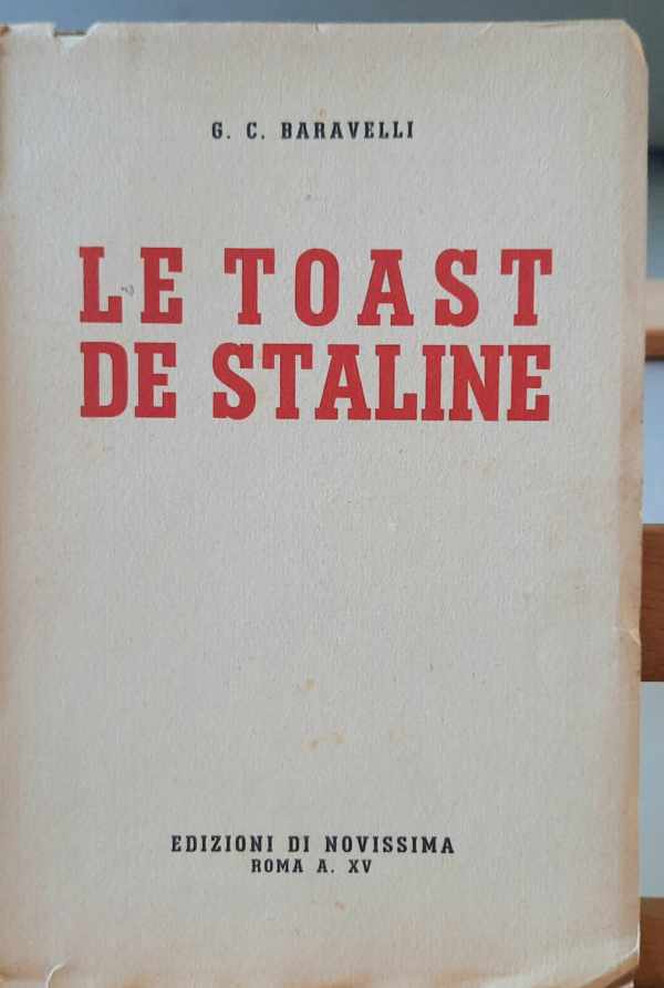 Book cover 202405071803: BARAVELLI G.C. | Le toast de Staline