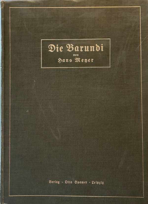 Book cover 202405161552: MENER Hans | Die Barundi
