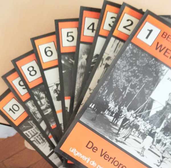 Book cover 202502241339: DE WILDE Maurice, LOUYET Paul, JACQUEMYNS Herwig, VAN DE VIJVER Herman, VAN DOORSLAER R., VERHOEYEN Etienne, e.a. | België in de Tweede Wereldoorlog: Delen 1,2,3,4,5